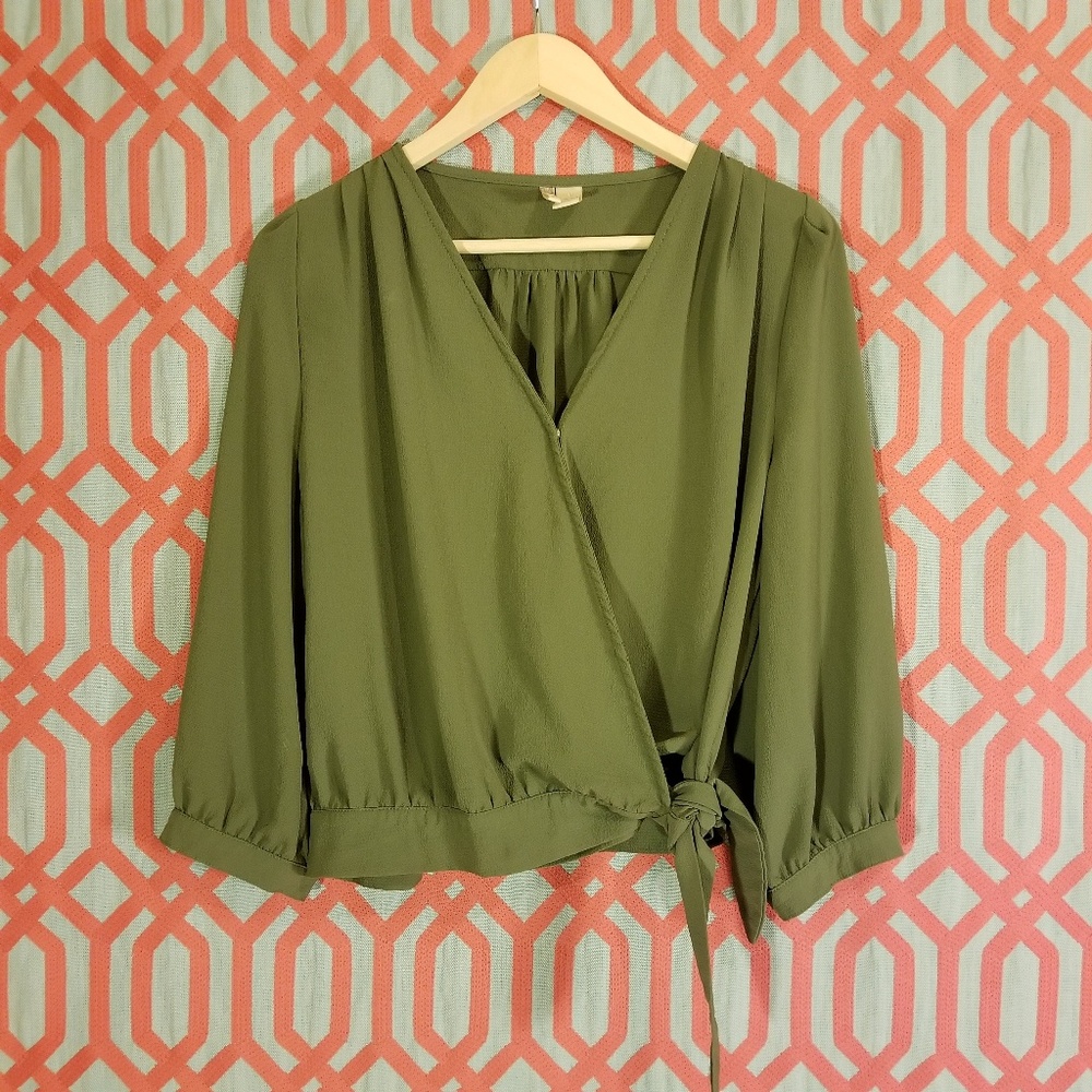 Japna | Wrap Tie Top
